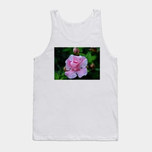 Raindrops On Pink Rose Tank Top